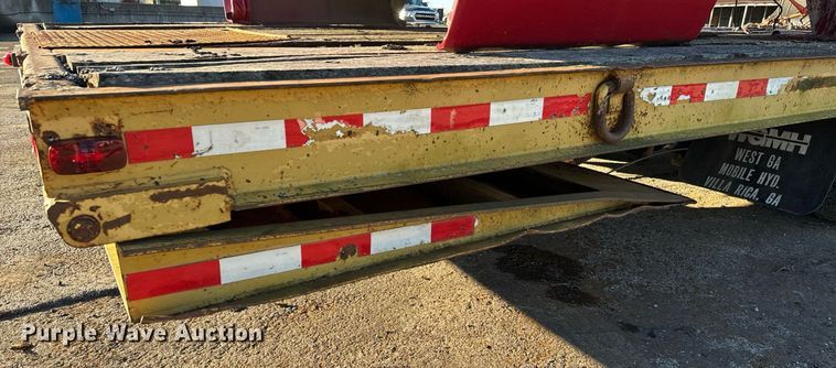 image for item MT9025 1988 Hyster SR35TL drop deck hydraulic tail equipment trailer