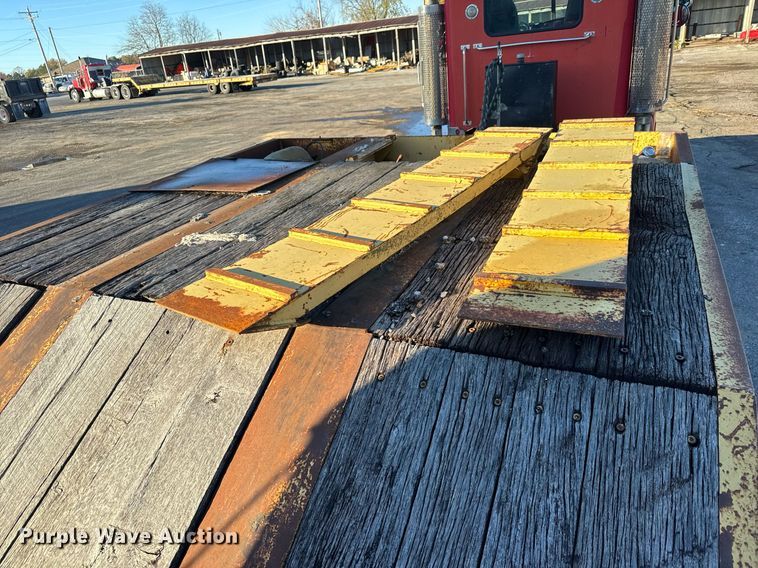 image for item MT9025 1988 Hyster SR35TL drop deck hydraulic tail equipment trailer