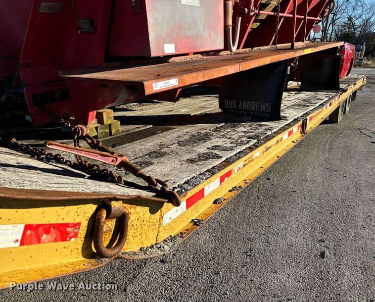 image for item MT9025 1988 Hyster SR35TL drop deck hydraulic tail equipment trailer