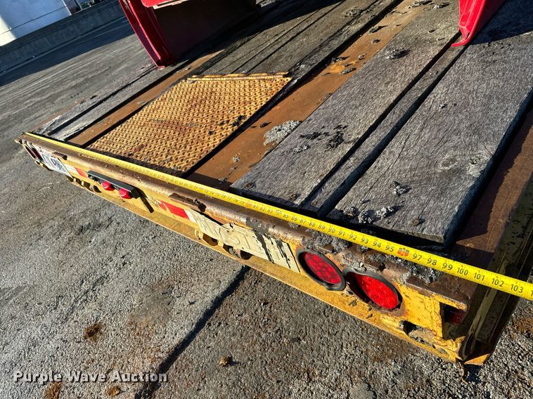 image for item MT9025 1988 Hyster SR35TL drop deck hydraulic tail equipment trailer