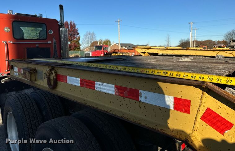 image for item MT9025 1988 Hyster SR35TL drop deck hydraulic tail equipment trailer