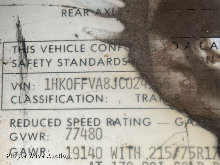 image for item MT9025 1988 Hyster SR35TL drop deck hydraulic tail equipment trailer