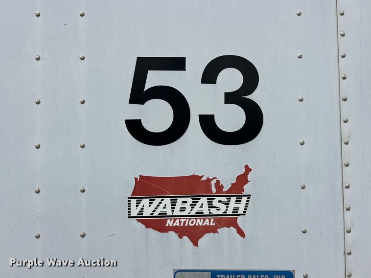 image for item NJ9562 2006 Wabash dry van trailer