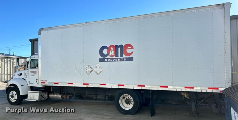 image for item NJ9572 2014 Peterbilt 337 box truck