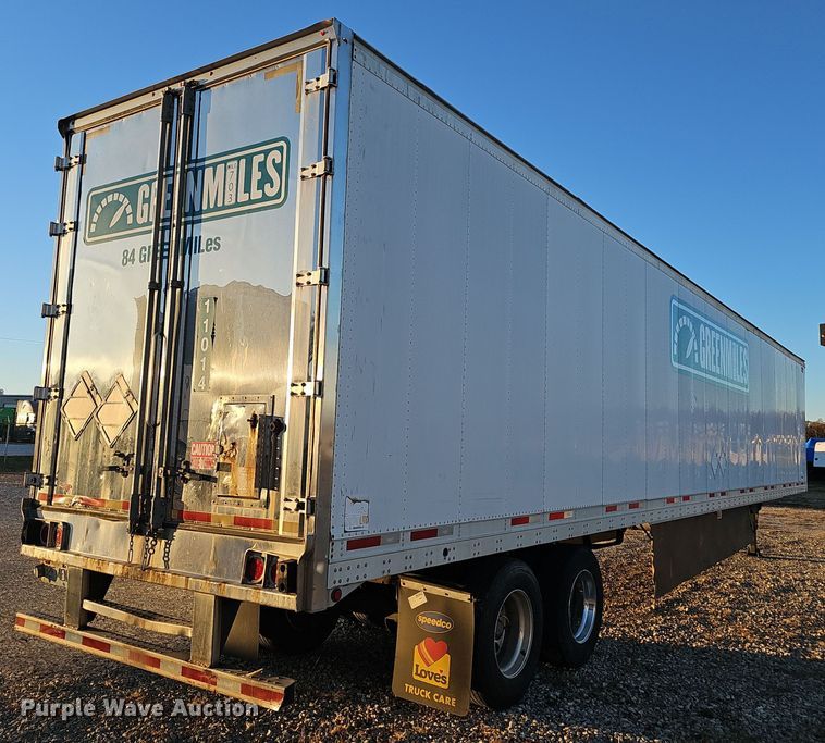 image for item OJ9106 2008 Wabash refrigerated van trailer