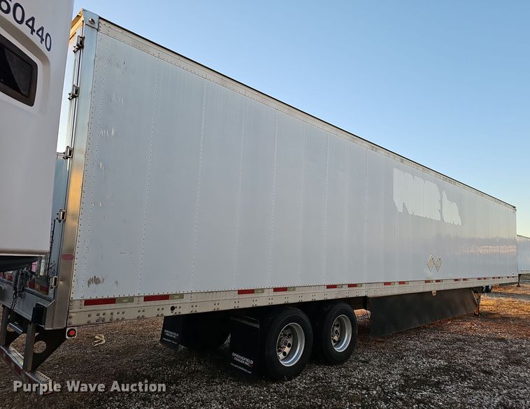 image for item OJ9107 2008 Wabash refrigerated van trailer