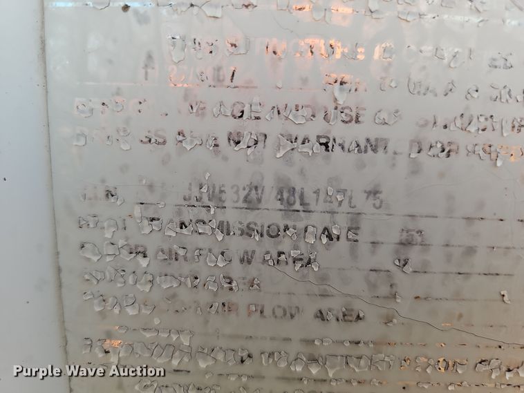 image for item OJ9107 2008 Wabash refrigerated van trailer