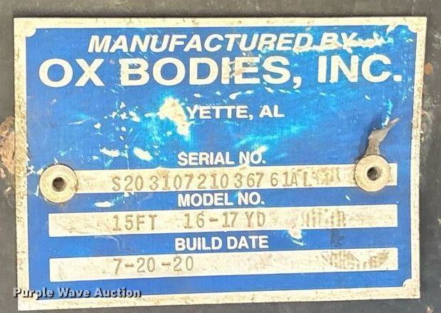 image for item OK9410 2020 Kenworth T880 dump truck