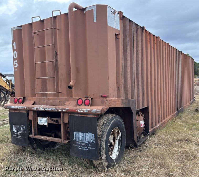 image for item OK9435 2006 Wichita 500bbl frac tank trailer
