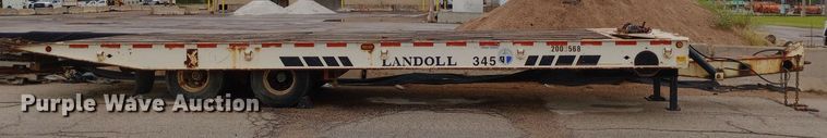 image for item DH1438 2003 Landoll tilt deck equipment trailer