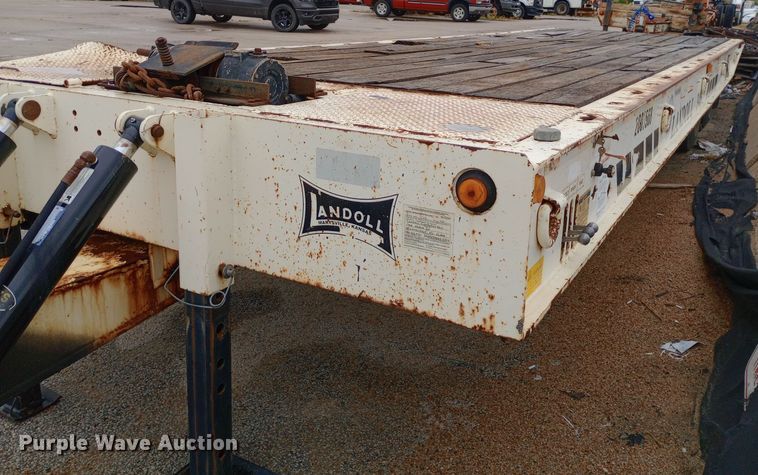 image for item DH1438 2003 Landoll tilt deck equipment trailer