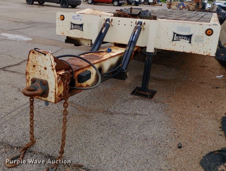 image for item DH1438 2003 Landoll tilt deck equipment trailer