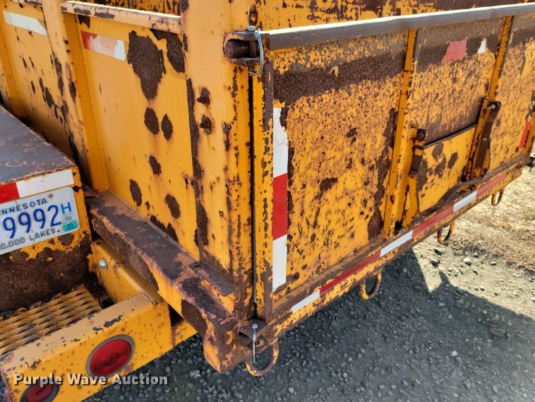 image for item DN3594 2004 Rice Trailer Co. dump trailer
