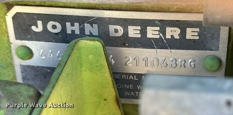 image for item DP6087 1982 John Deere 4440P tractor