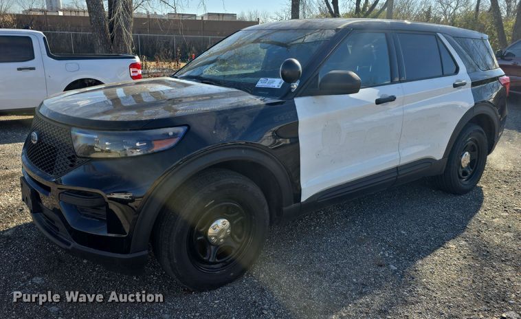 image for item DQ5311 2020 Ford Explorer Police Interceptor  SUV