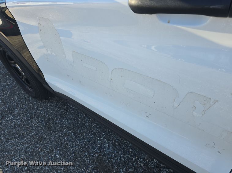 image for item DQ5311 2020 Ford Explorer Police Interceptor  SUV