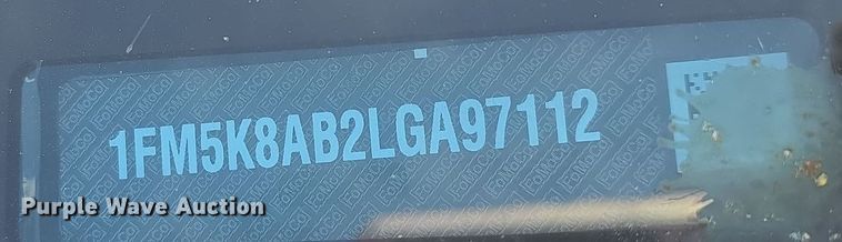 image for item DQ5311 2020 Ford Explorer Police Interceptor  SUV