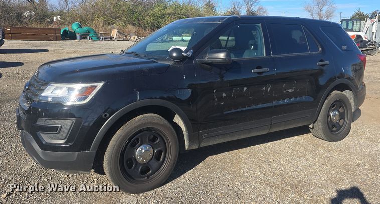 image for item DQ5314 2017 Ford Explorer Police Interceptor  SUV