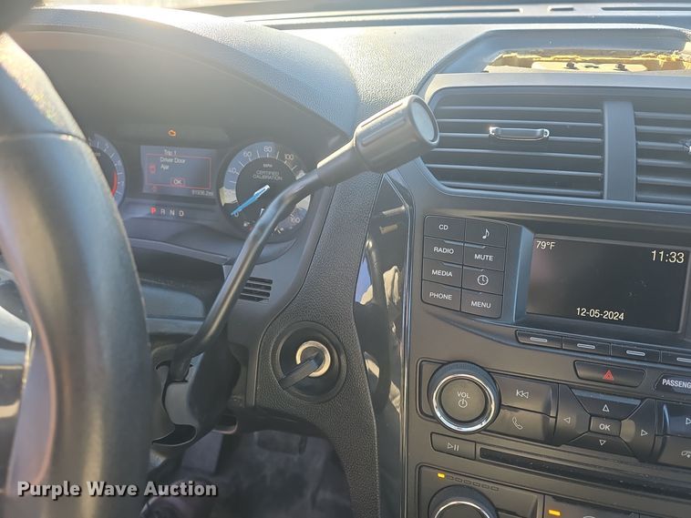 image for item DQ5314 2017 Ford Explorer Police Interceptor  SUV