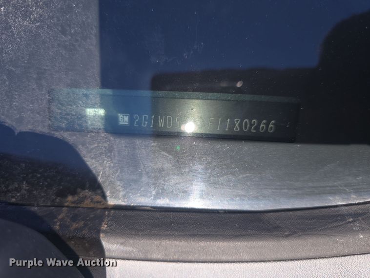 image for item DQ5325 2014 Chevrolet Impala Police Cruiser 