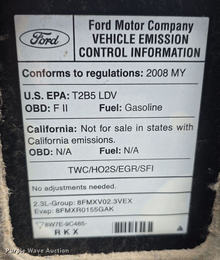 image for item DV0136 2008 Ford Fusion SE 