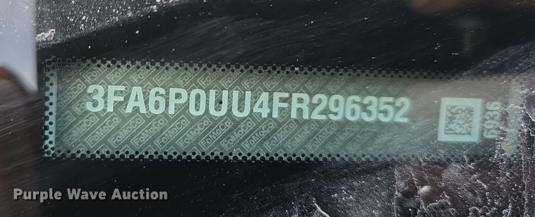 image for item DV0145 2015 Ford Fusion 