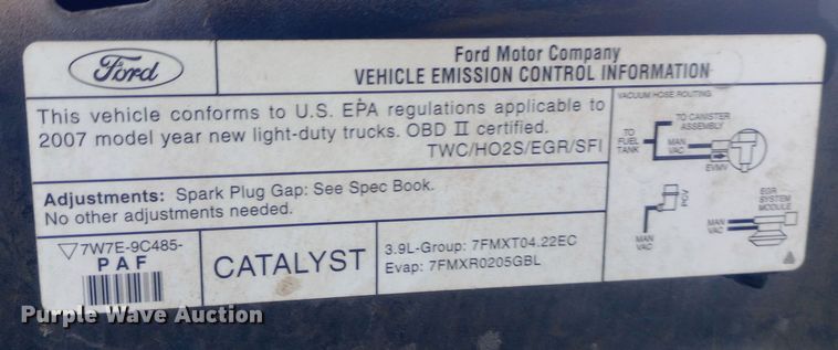 image for item DW0943 2007 Ford Freestar SE van