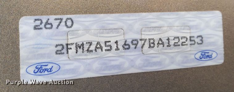 image for item DW0943 2007 Ford Freestar SE van