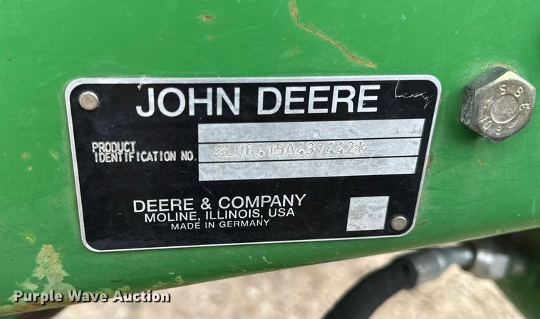 image for item EH7395 John Deere 6415 MFWD tractor