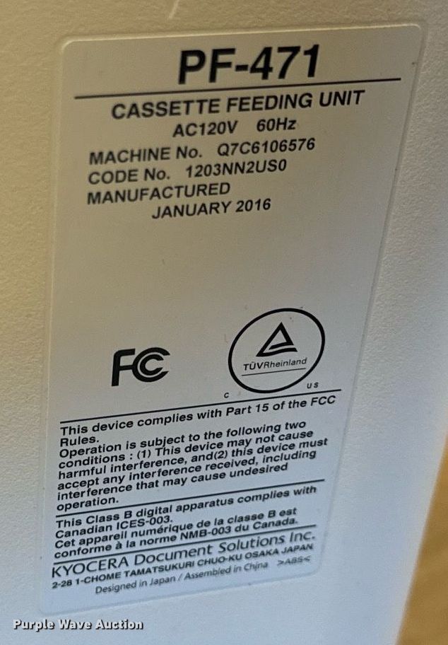 image for item EH7420 Kyocera FS-C8525MFP copy machine