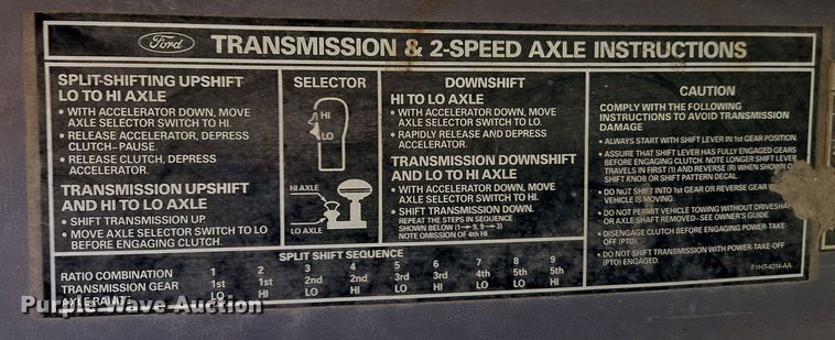 image for item EI8670 1998 Ford F700 fuel truck