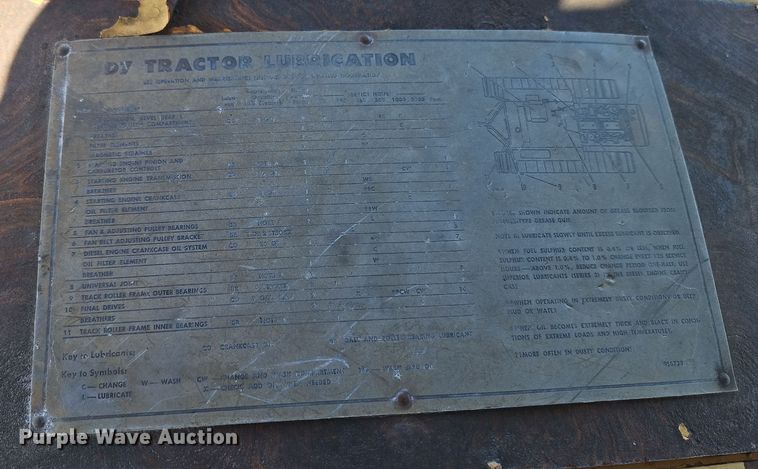 image for item EI8672 1969 Caterpillar D7 dozer