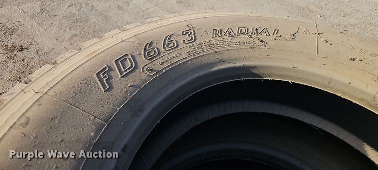 image for item EI8680 (6) Firestone 295/75R22.5 tires