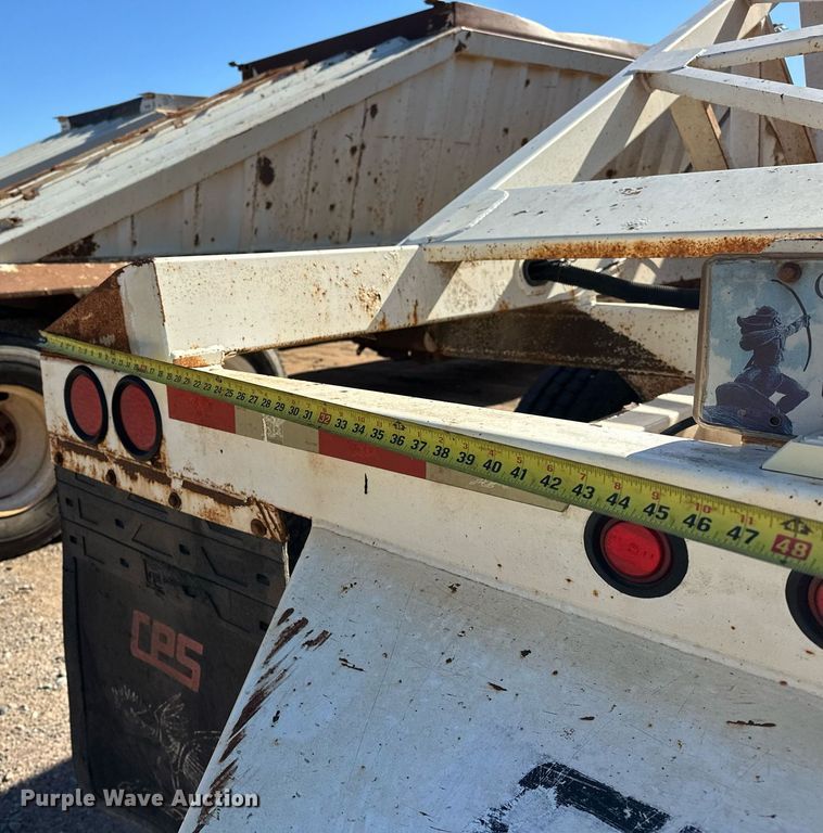 image for item EJ5143 2012 CPS LB40 bottom dump trailer