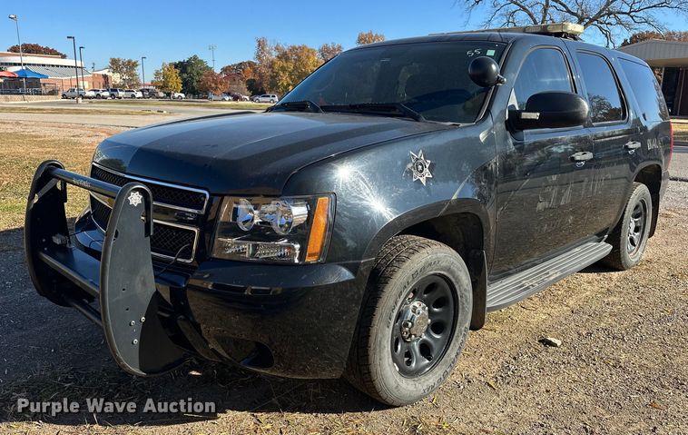 image for item EJ5172 2012 Chevrolet Tahoe Police SUV