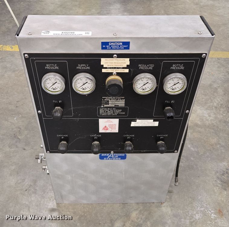image for item EQ3789 Breathing Air Systems  M2779 oxygen fill station 