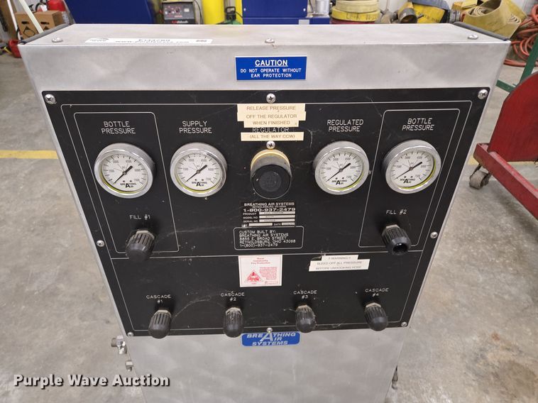 image for item EQ3789 Breathing Air Systems  M2779 oxygen fill station 