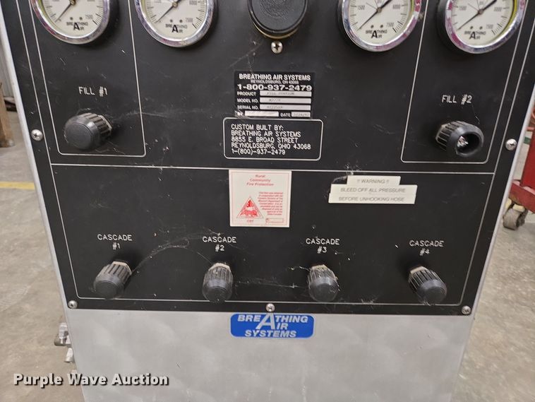 image for item EQ3789 Breathing Air Systems  M2779 oxygen fill station 