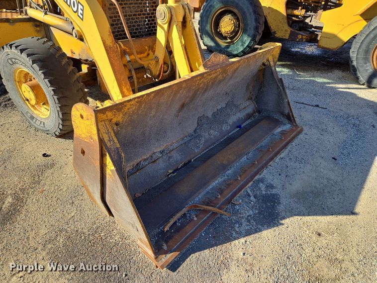 image for item EQ3837 2000 John Deere  410E backhoe
