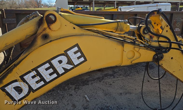 image for item EQ3837 2000 John Deere  410E backhoe