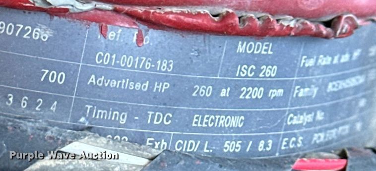 image for item ER8433 2009 Sterling Acterra dump truck