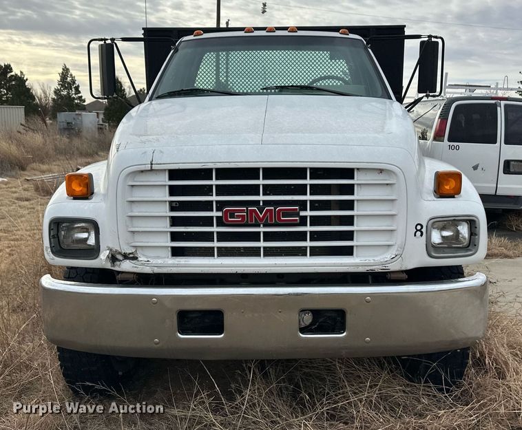 image for item ER8532 2000 GMC C6500 dump flatbed truck