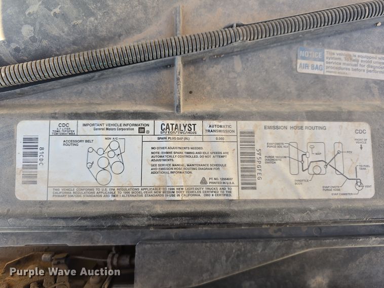 image for item LX9006 1996 Chevrolet K1500 Ext. Cab pickup truck