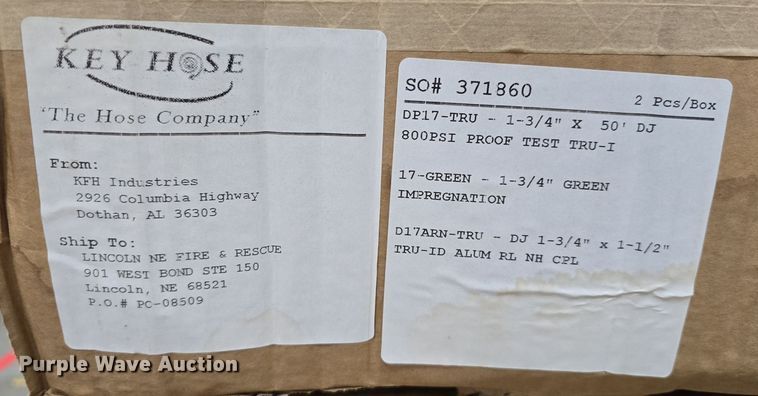 image for item LX9016 (81) Key Hose Tru-175 fire hoses