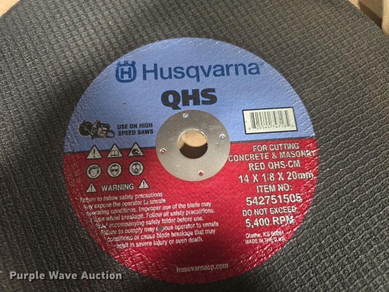 image for item NI9319 (7) Husqvarna saw blade boxes
