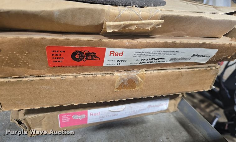 image for item NI9319 (7) Husqvarna saw blade boxes