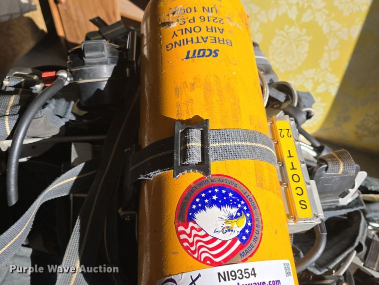 image for item NI9354 Approximately 12 Scott Air-Pak SCBA tanks