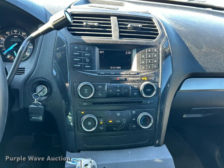 image for item NJ9626 2017 Ford Explorer Police Interceptor  SUV