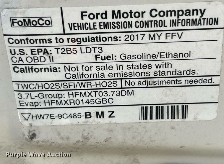 image for item NJ9626 2017 Ford Explorer Police Interceptor  SUV