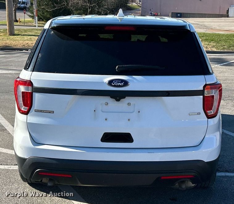 image for item NJ9627 2016 Ford Explorer Police Interceptor SUV